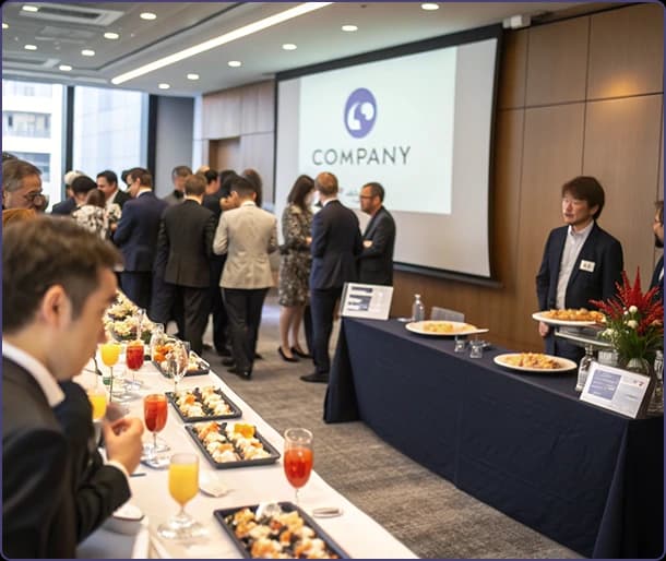 Corporate event celebration